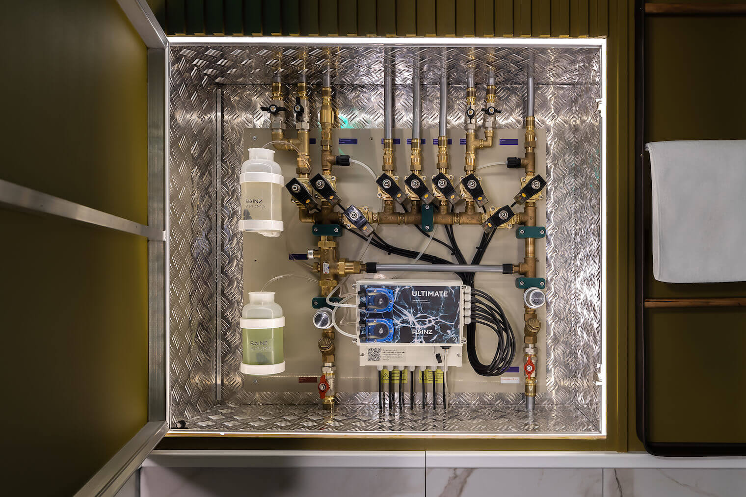 Панель управления Душа впечатлений RAINZ