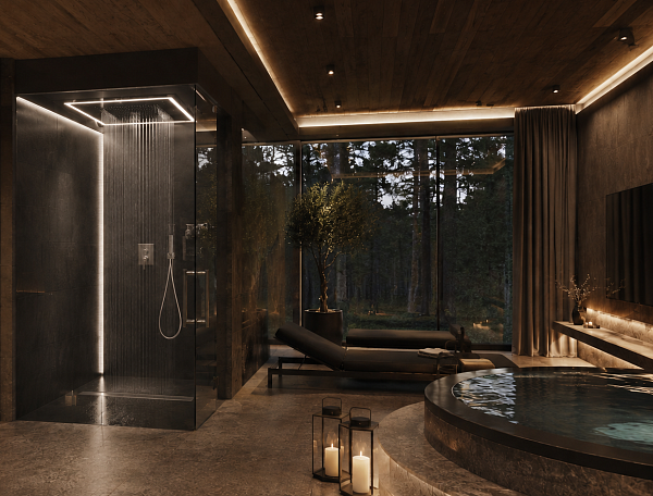 Как обустроить современную SPA-зону в загородном доме - Блог компании RAINZ